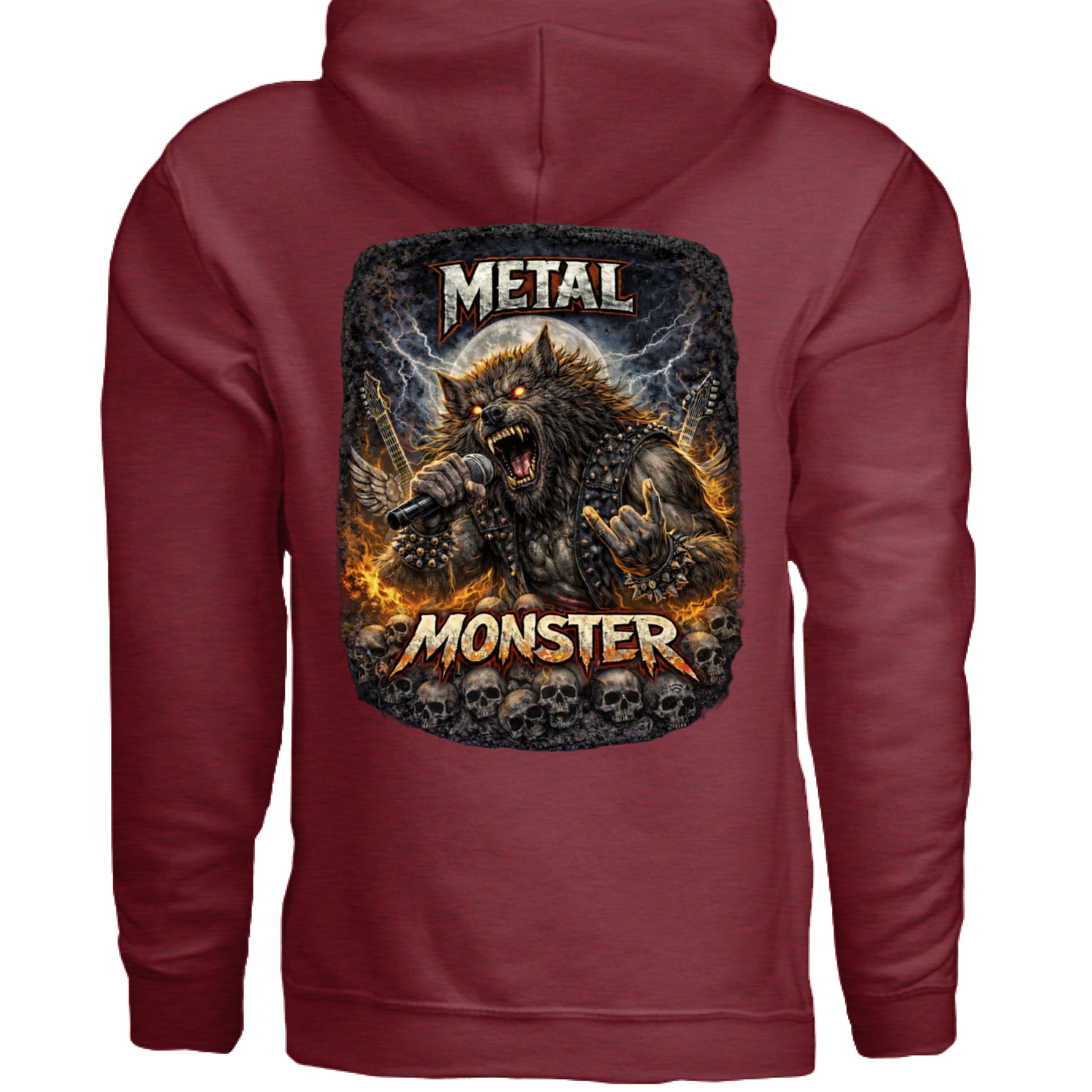 ANTIQUE CHERRY RED - BACK